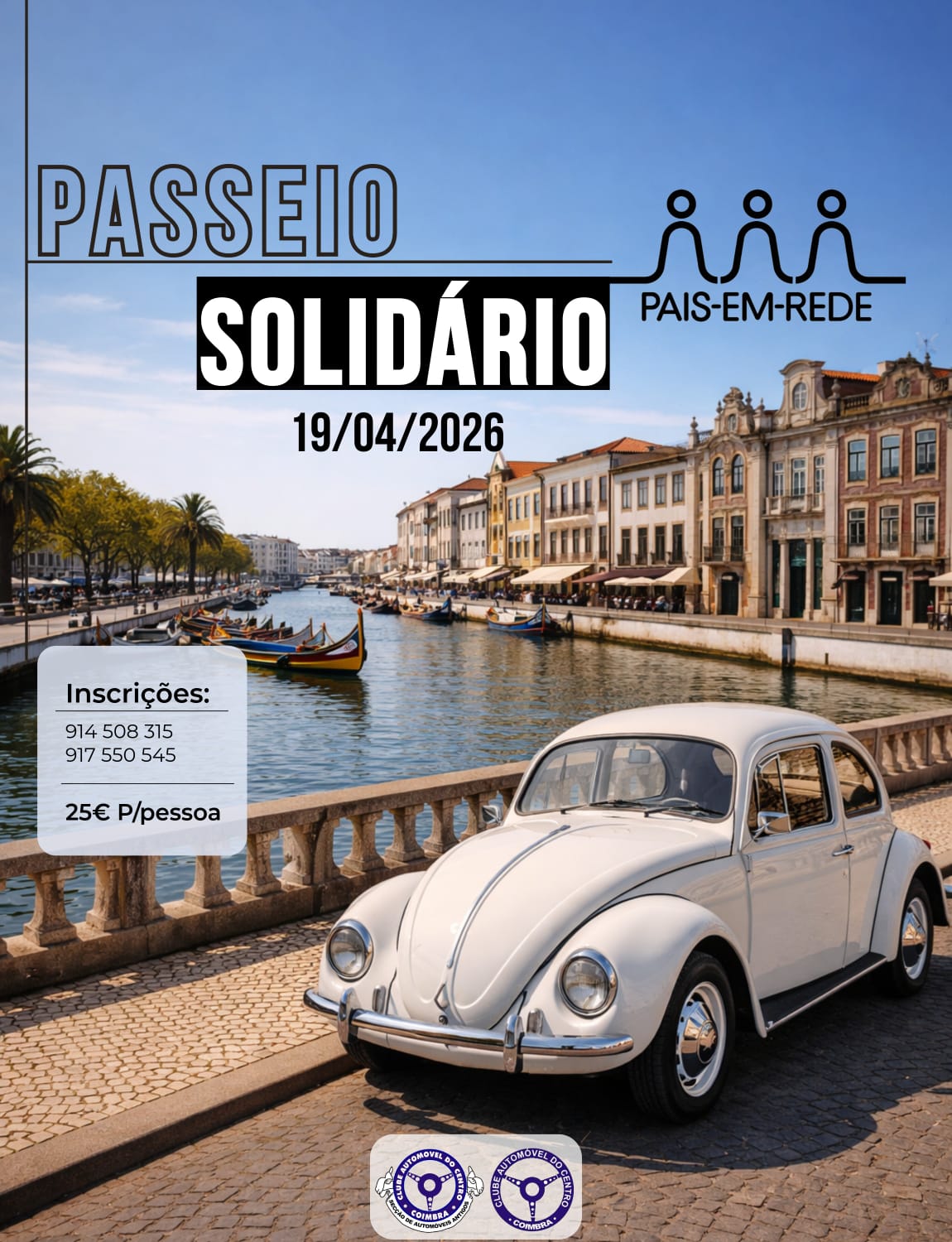 Passeio Solidário – Pais em Rede – Aveiro